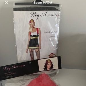 Firemen woman’s Halloween costume